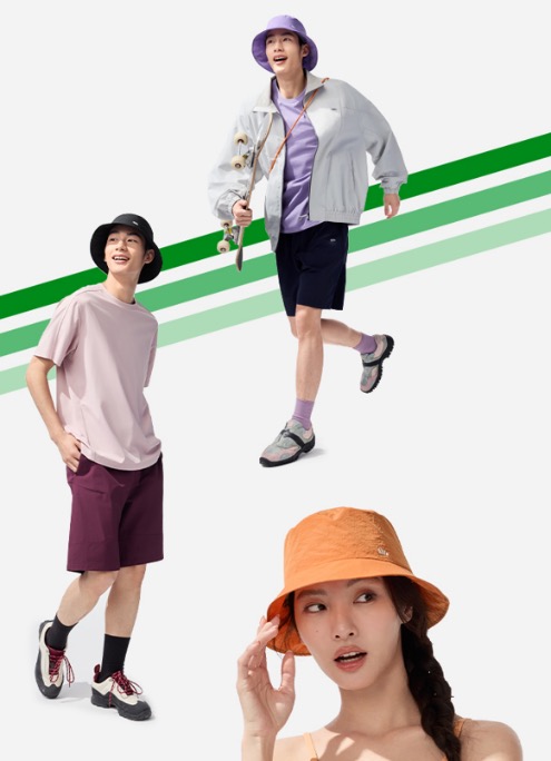 蕉下轻薄自收纳渔夫防晒帽GP739