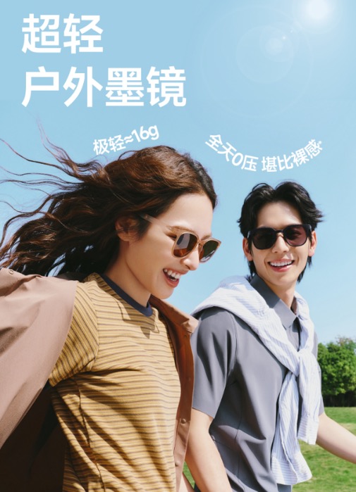 蕉下惠灵顿框轻量折叠墨镜FD005