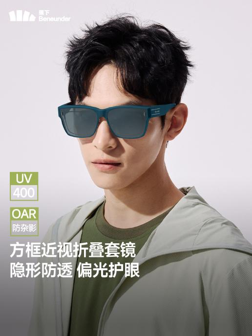 蕉下惠灵顿框折叠近视墨镜FD004
